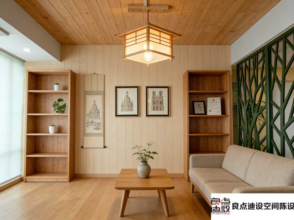 日式原木风办公室软装设计 | 低成本提升办公幸福感的装修思路✨